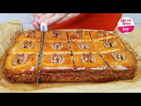 Video: Matamis Na Dessert: Kung Paano Magluto Ng Mga Inihurnong Mansanas Na May Bakwit At Basil Sarsa