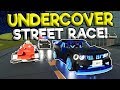 UNDERCOVER POLICE BUST LEGO STREET RACE! - Brick Rigs Roleplay Gameplay - Lego Police Chase