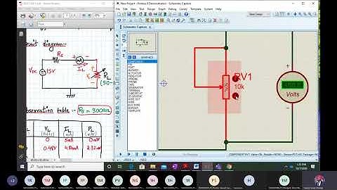 Maximum Power transfer theorem |  Proteus | EEEE LAB 5