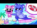 Be Careful!😨Safety Rules In The Pool🌊Big Splash Water Time Adventure |Have Fun with Funny Cubs🧸♥️