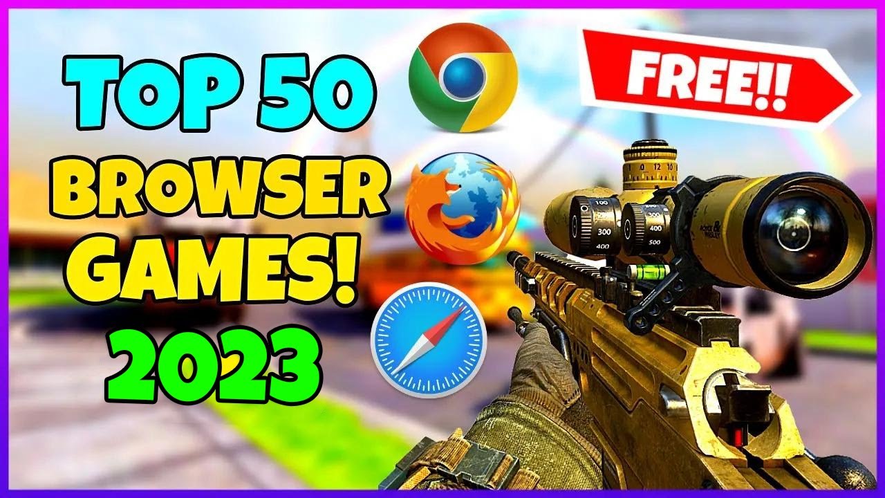 TOP 50 BEST Browser Games for PC | FREE (No Click and Play) -