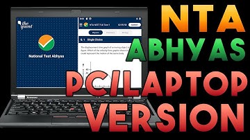 How to get NTA Abhyas App in Laptop/PC | 100% Working