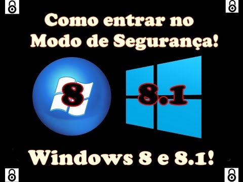 Vídeo: Como Ativar O Modo De Segurança Do Windows 8