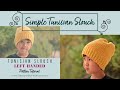 Tunisian Simple Slouch Step by Step LEFT-HANDED Video Tutorial