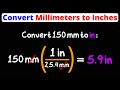 Millimeters to Inches Conversion Quiz