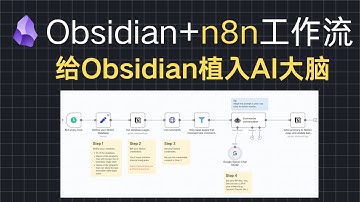 用N8N给你的Obsidian植入AI大脑，将你的知识库打造成真正的 AI 神器