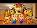 NEW Baby Mario, Princess Peach, Luigi, Bowser, Spider-Man, Police Funny Moments in Modded Baby