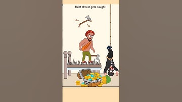 Thief almost gets caught!