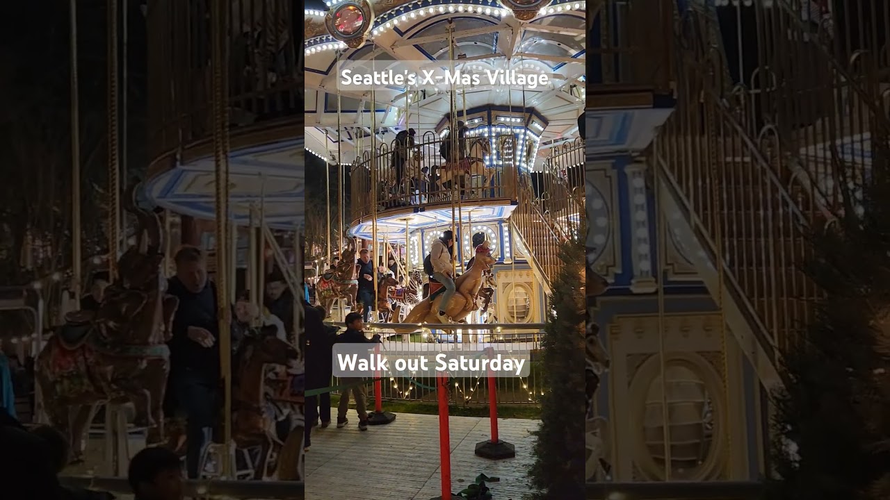 The annual European Christmas Village at 