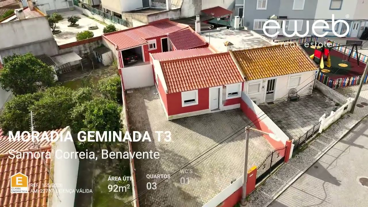 Moradia geminada T3 à Venda em Samora Correia, Benavente