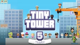 Tiny Tower 5th Anniversary  Edition Update Gameplay HD