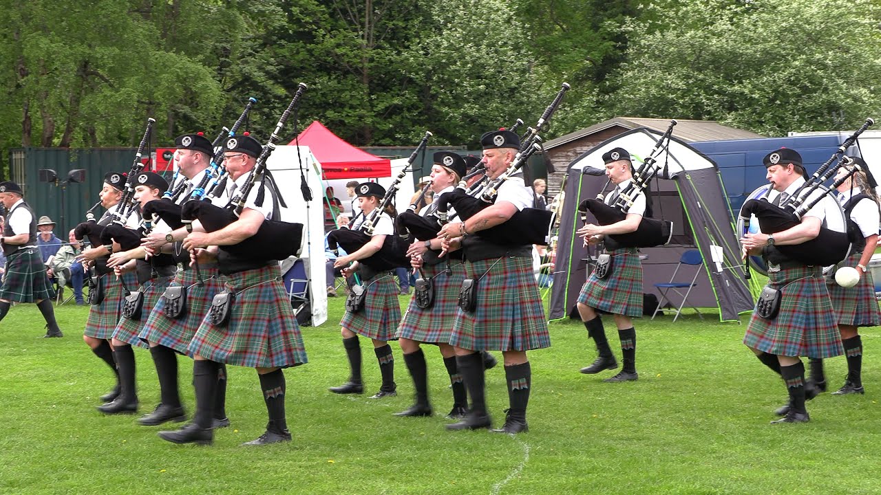 Ellon & District Pipe Band compete in Grade 4B bands at Banchory 2024 North of Scotland Championship