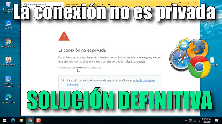 La conexión no es privada solución definitiva 2023 !