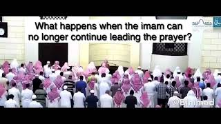 What happens when imam can’t continue leading prayer?!