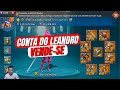 Conta do leandro a venda  lords mobile