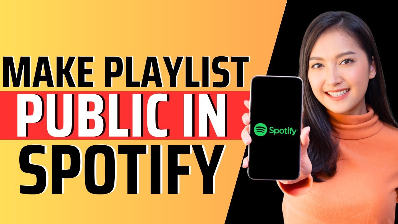 How to make playlist public in spotify - Full Guide 2023 - YouTube