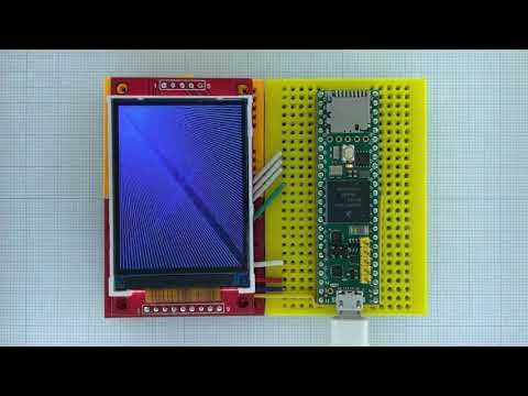 Arduino_GFX Teensy 4.1 ILI9341 - YouTube
