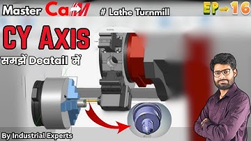 Mastercam C & Y Axis in CNC Lathe |  Flat & Radial Groove Explained by #veersingh #manishswami Ep-16
