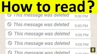 How to see deleted messages in What'sApp 😊learn and enjoy how to see What'sApp deleted messages 😊 screenshot 5
