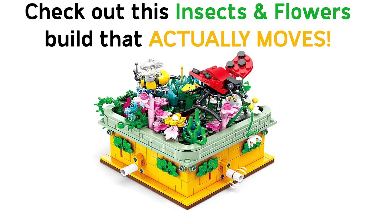 Episode 120: (fake) LEGO Insects & Flowers build