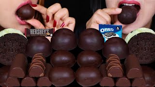 Asmr Dark Chocolate Desserts Mini Dove Ice Cream Bars, Chocolate Egg Cakes, Oreo Sandwich, Bon Bons