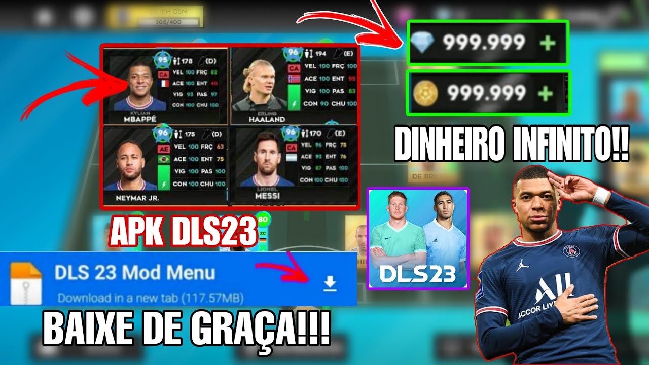 HACK DINHEIRO INFINITO PARA DREAM LEAGUE SOCCER 2017 - COMO INSTALAR SEM  ERROS 