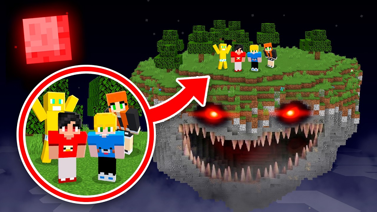 SOBREVIVEMOS a ilha mais ASSUSTADORA do minecraft