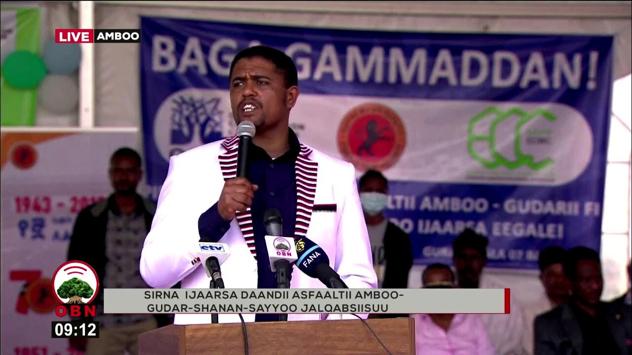 Pireezidaanti Shimallis Abdiisaa Ambootti Youtube