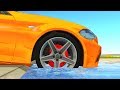 РАСКАЛЕННЫЕ ТОРМОЗА 1000 градусов VS ВОДА - BEAMNG DRIVE