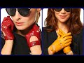 latest stylish and trendy Leather gloves ideas for ladies ❤️