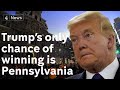 Trump demands Pennsylvania ‘stop the count’ as lead fades