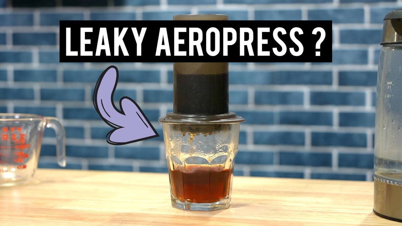Fix Your Leaky Dripping Aeropress - YouTube