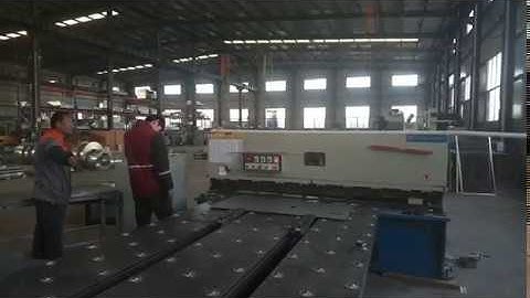 CNC automatic front feeding shear machine, automatic loading and unloading plate shear machine