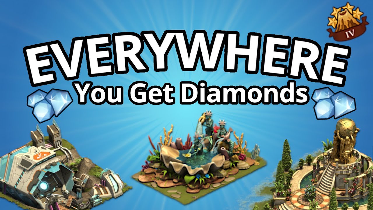 Ready go to ... https://youtu.be/hSGflQqc6ZU [ EVERYWHERE you can get Diamonds for Free! | Forge of Empires]
