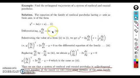 BSCCSE201 BSCECE201 Module IV Orthogonal Trajectories Lecture No 3