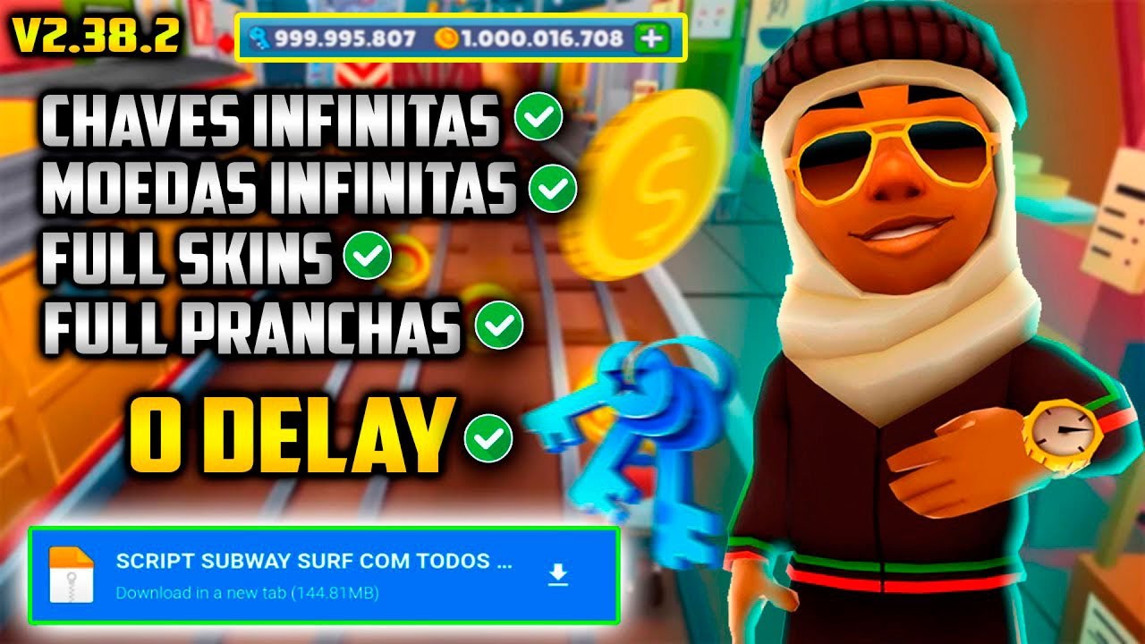 NOVO MOD APK PARA SUBWAY SURFERS 0 DELAY E TUDO INFINITO - ATUALIZADO 2022  