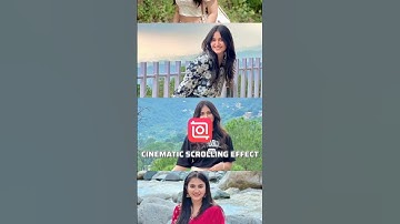 Cinematic scrolling effect tutorial 😍|| inshot video editor #inshoteditor #viralvideo #videoeditor