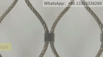 Bird Aviary Netting RTS Durable Wire Rope Mesh