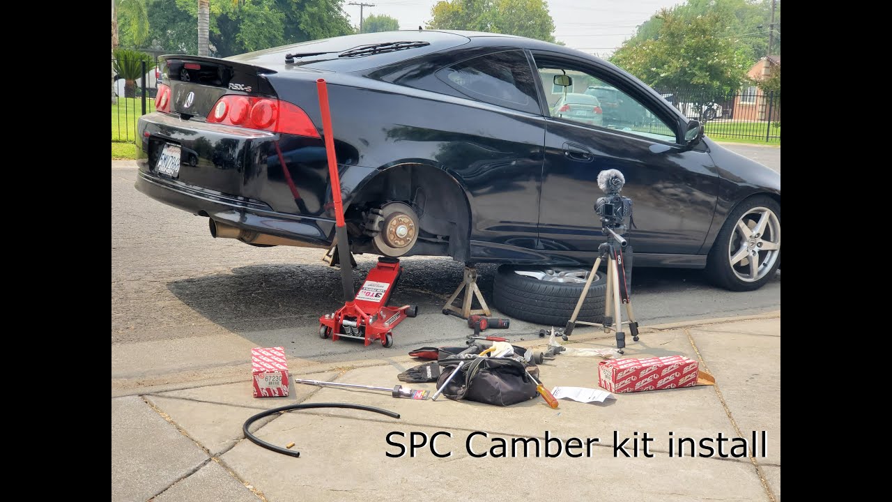 RSX SPC Rear Camber Kit install! YouTube