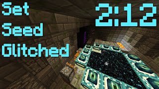 [FWR] Minecraft Bedrock | Set Seed Glitched in 2:12