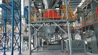 MG full automatic dry mortar plant with thermal insulation mortar plant installed in Malaysia