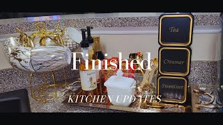 About My Contemporary Glam Sink & Coffee Bar Styling