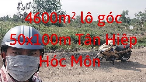 Bán đất lô góc 2 mặt tiền 27 tỷ 4600m² Tân Hiệp Hóc Môn. SHR