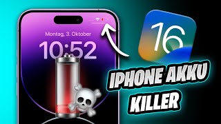 iPhone battery drains quickly with iOS 16? ☠️🪫 Save iPhone battery now ✅