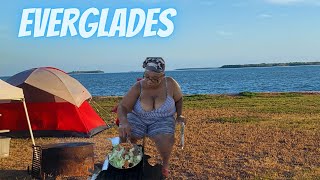 |Female Travel Couple| Tent camping at Everglades National Park |Flamingo campground tour| #lgbtq