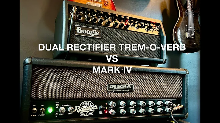 Mesa Boogie Dual Rectifier Tremoverb vs Mark IV - Rock