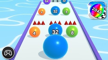 Ball Run 2048 - Gameplay Walkthrough Part 22 - Basic Level 303-307 (iOS, Android) iPad Gameplay