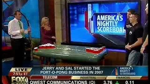 portopong on Fox Business Americas Nightly Score Board