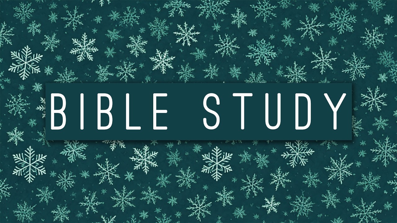Bible Study 3/7/2026