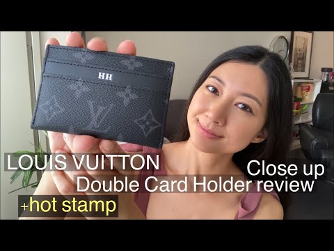 Louis Vuitton Monogram Eclipse Double Card Holder